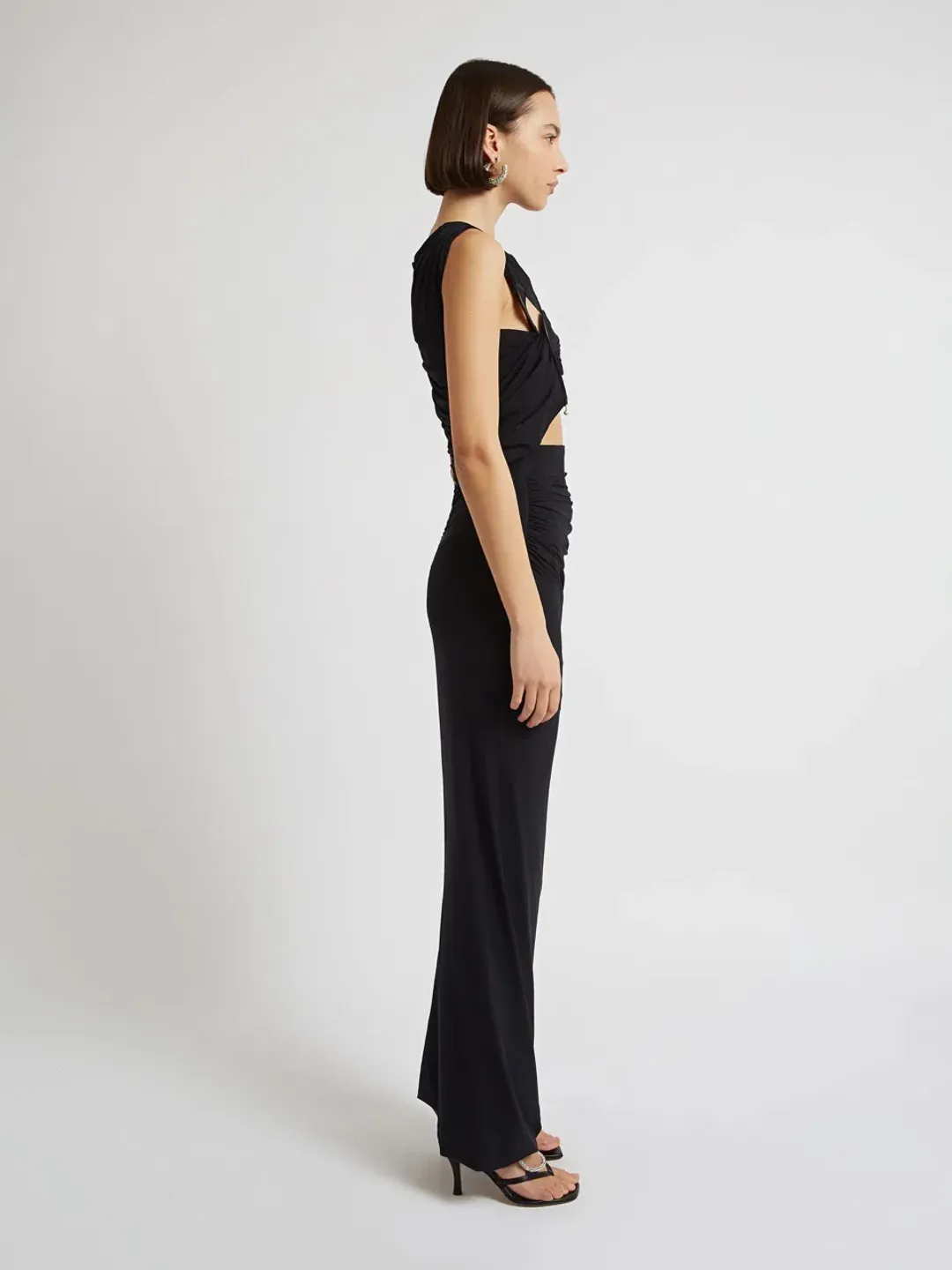 Christopher Esber Venus Tank Dress Black Size 6 for rent on The Volte - main image