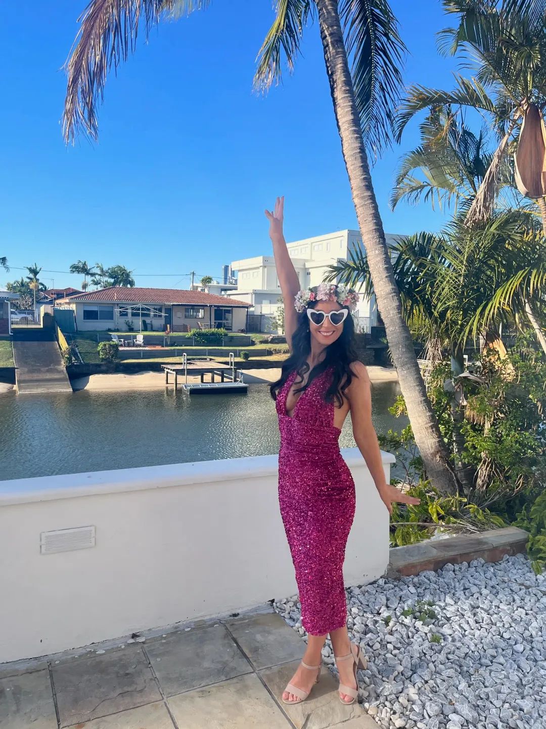 Eliya the Label Emile Dress Pink Size S/AU 8 for rent on The Volte - main image