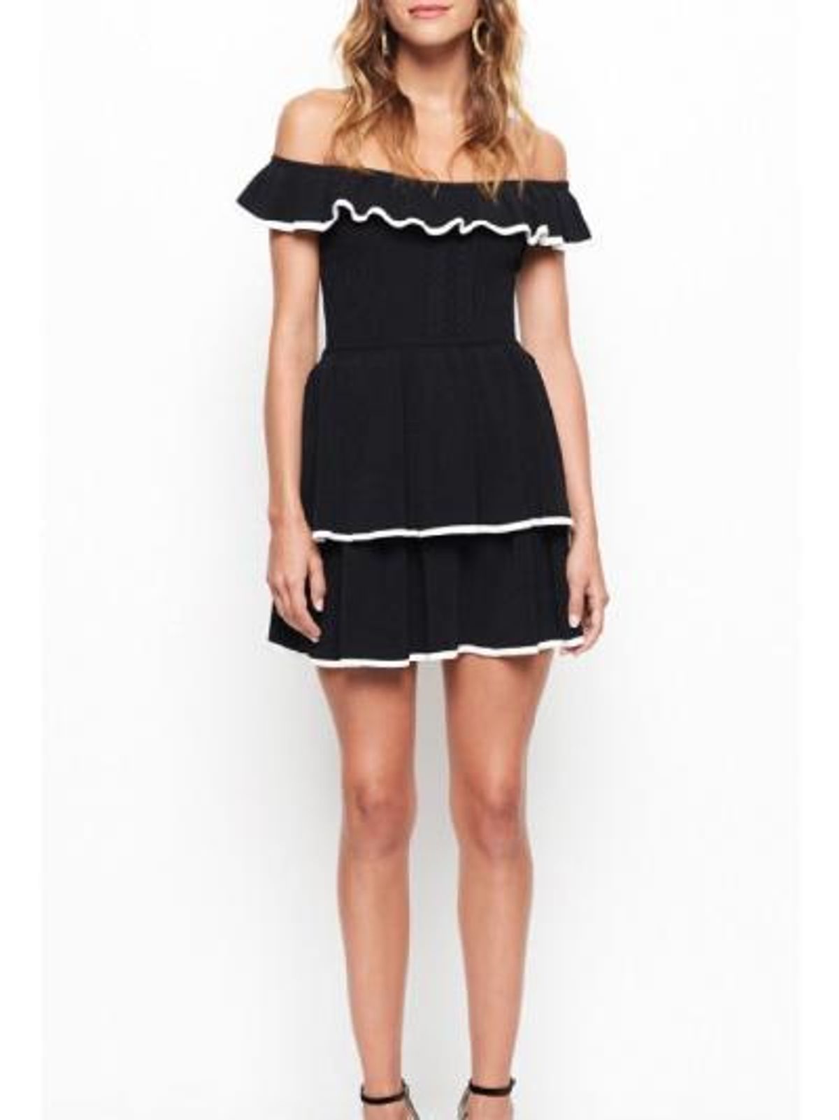 Alice McCall Kiss It Better Ruffle Knit Dress size 6 for rent on The Volte - main image