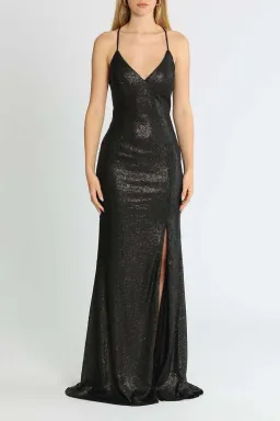 Tania Olsen India Gown Black Size 6 for rent on The Volte - image 1
