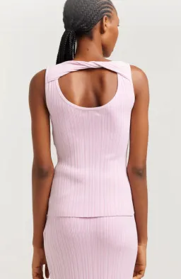 Henne Romee Knit Set Musk Pink Size 8 for rent on The Volte - image 5