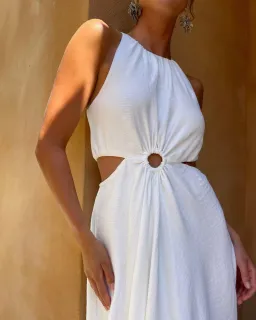 Sheike Gallery Dress White Size 16 for rent on The Volte - image 5