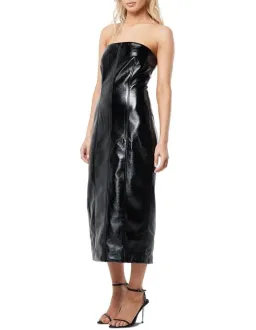 Mossman Organised Chaos Midi Dress Black Size AU 6 for rent on The Volte - image 1