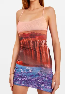 Miaou Anya Mini Dress Oasis Print Size 6 for rent on The Volte - image 3