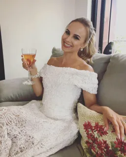 Maticevski Embrace Band Bodice & Promising Full Skirt Set White Size AU 8 for rent on The Volte - image 3