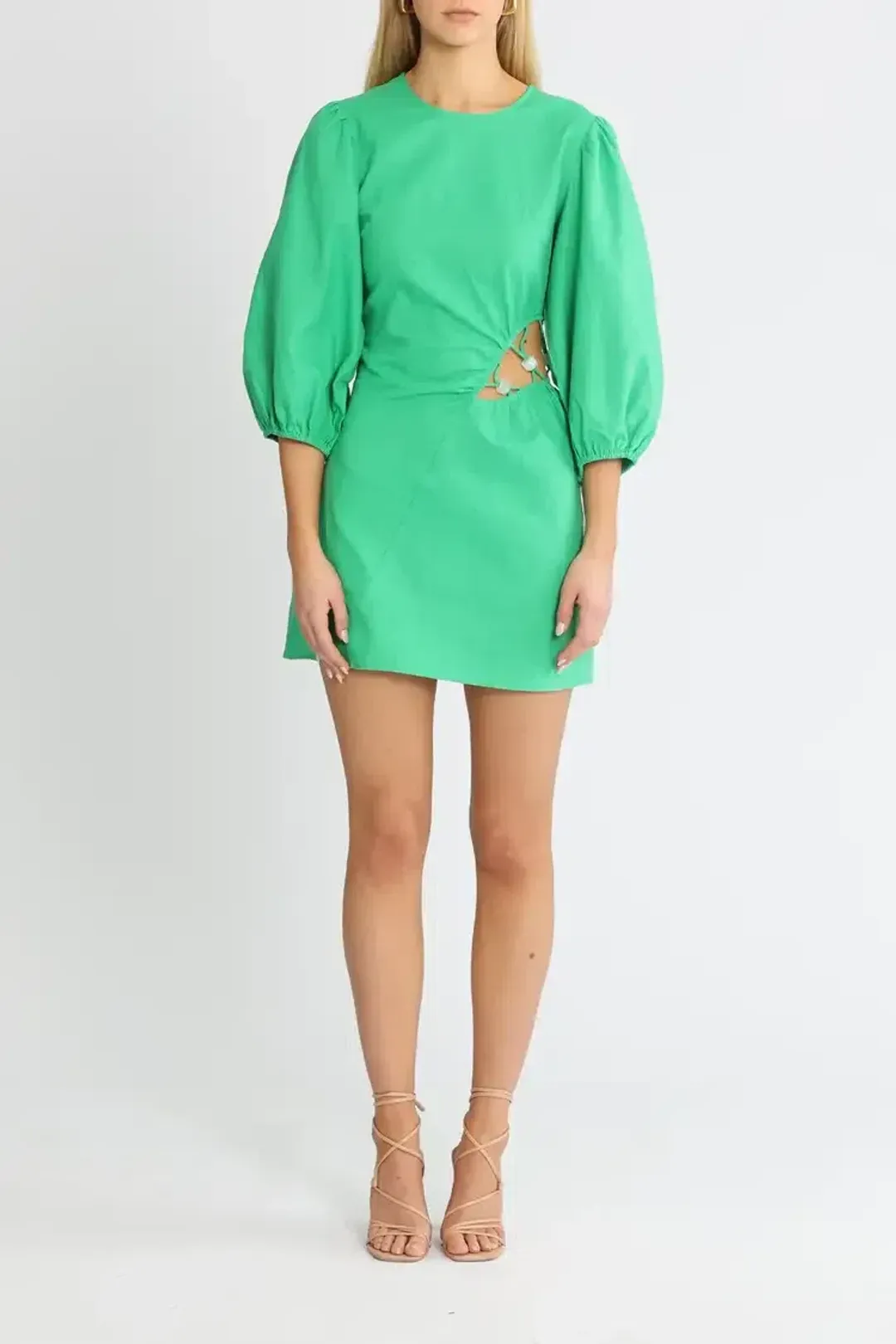 Suboo Elodie Mini Dress Green Size 8 for rent on The Volte - main image