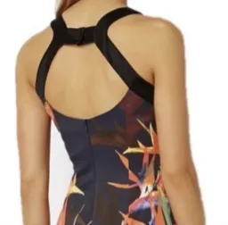Karen Millen Bird of Paradise Pencil Dress Print Size 12  for rent on The Volte - image 2