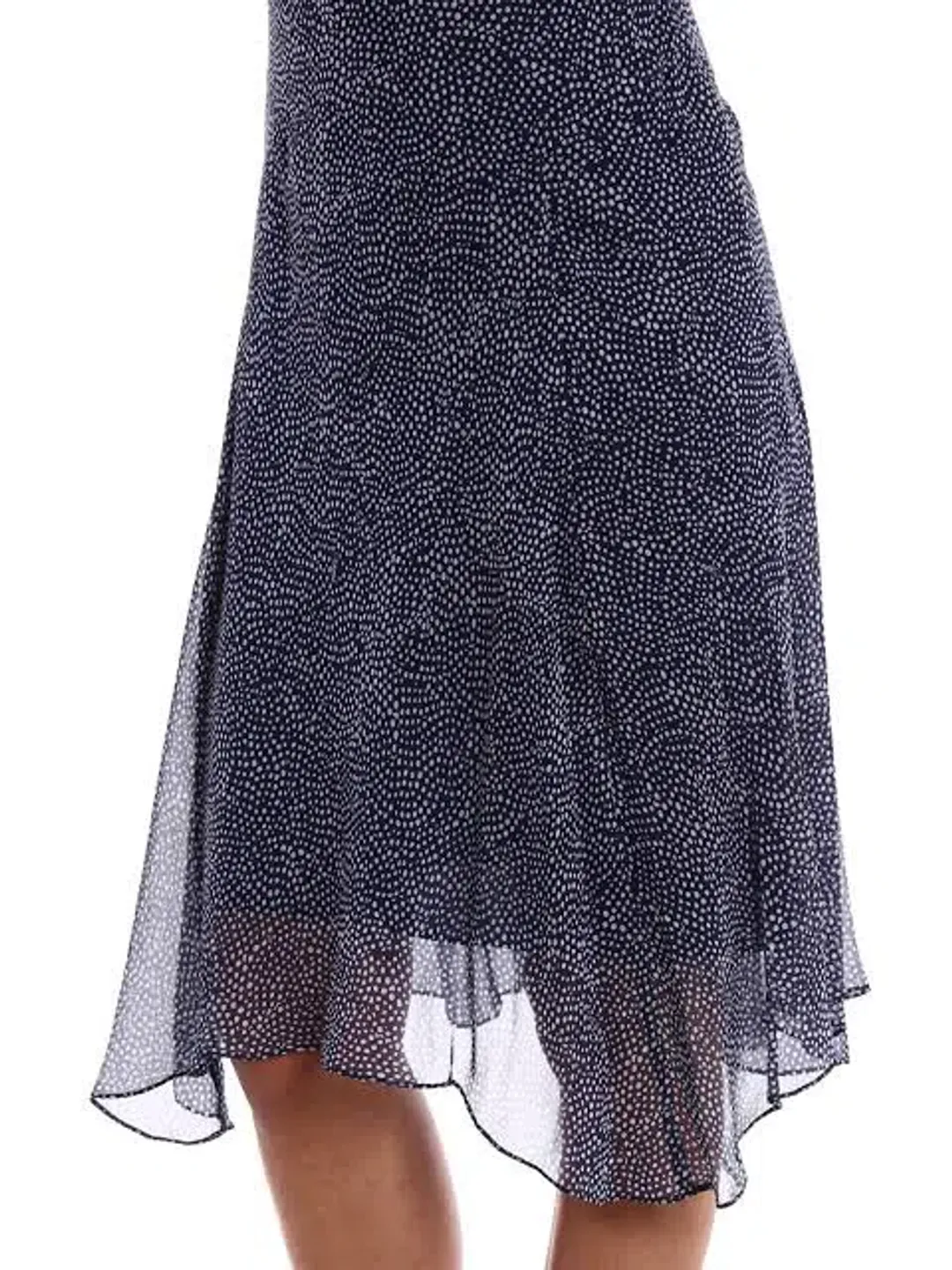 Diane Von Furstenberg Dita Silk Knee-Length Dress  Blue/White Size 10 for rent on The Volte - main image