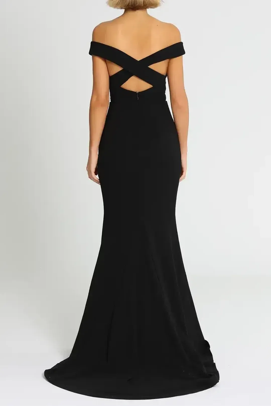 Samantha Rose Thompson Gown Black Size 12 for rent on The Volte - main image