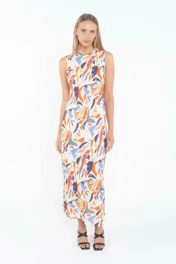 Third Form L'artiste Bias Maxi Dress Multi Print Size 8 for rent on The Volte - image 1