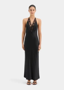 Sir the Label Aries Halter Gown Black Size 0P / AU 4 for rent on The Volte - image 1