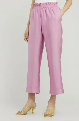 Stine Goya Andre Loose Textured Pants Pink Size AU 10 for rent on The Volte - image 2
