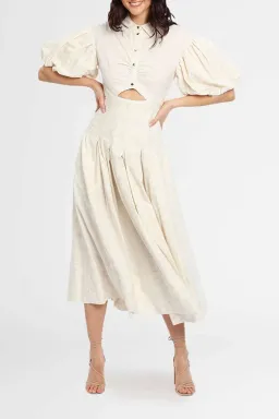 Acler Grange Dress Cream Size 12 for rent on The Volte - image 2