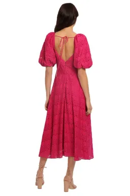 Acler Stapleton Dress Fuschia Pink Size 6 for rent on The Volte - image 3