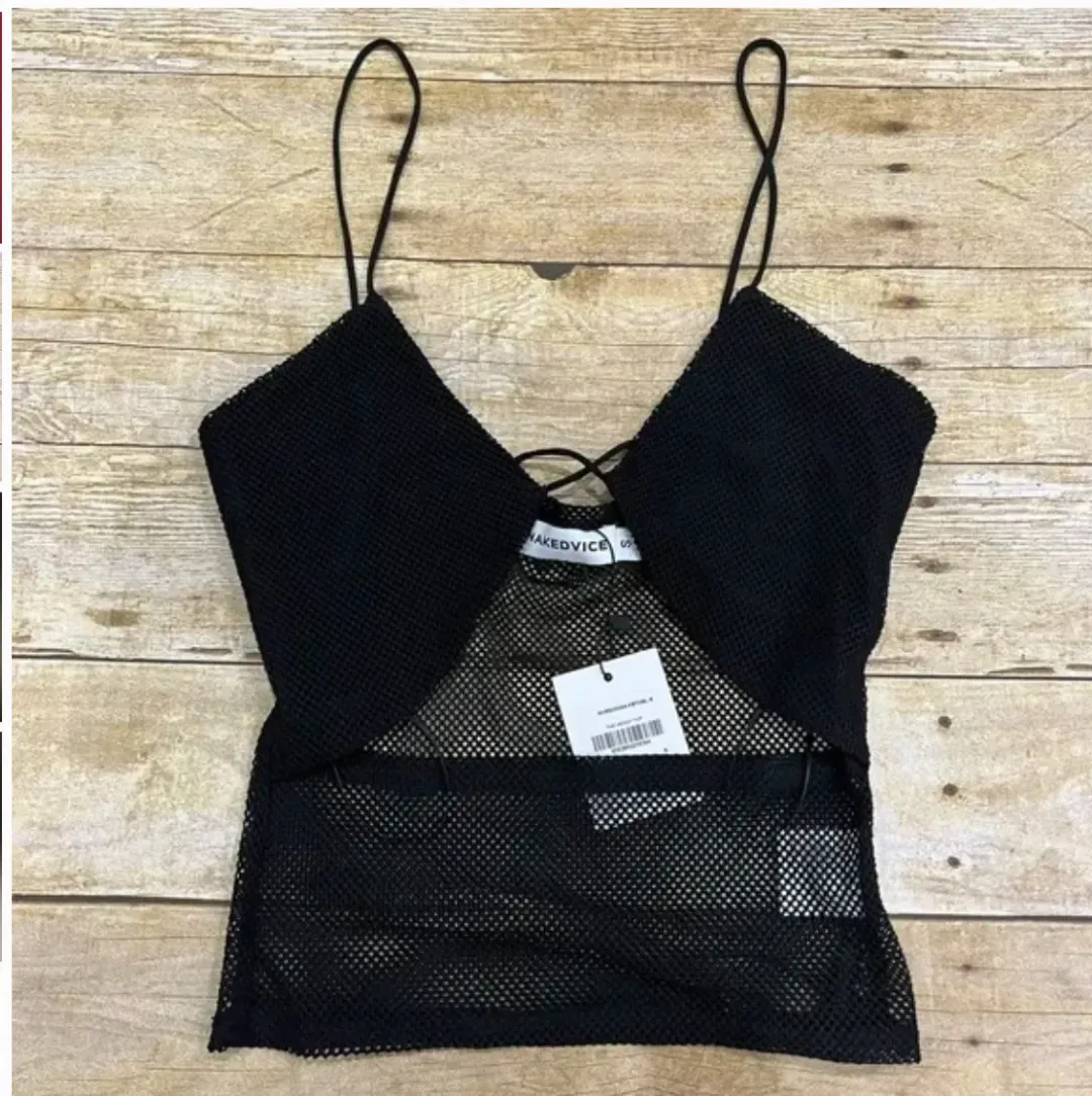 Nakedvice The Kenny Top Balck Size Xs/Au 6 for rent on The Volte - main image