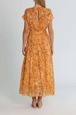 Acler Bicknell Dress Peach Parfait Size 12 for rent on The Volte - image 3