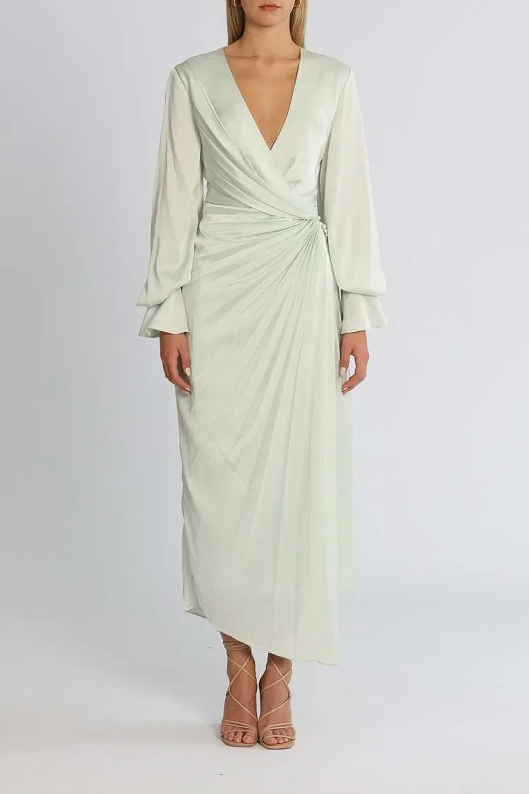 Acler Cresta Dress Apple Green Size 10 for rent on The Volte - main image