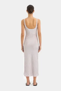 Sir the Label Ligera Bias Slip Dress Silver Size 1 / AU 8 for rent on The Volte - image 2