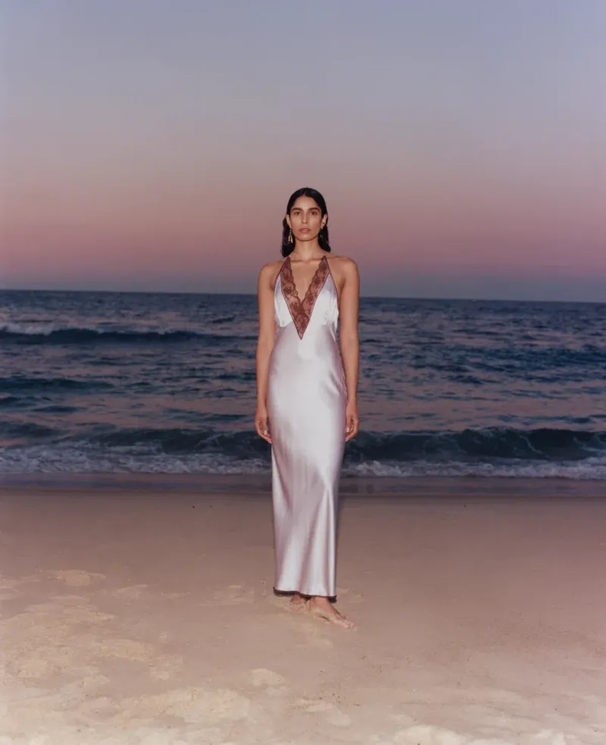 Sir the Label Aries Halter Dress Lilac Size 0/ AU 6 for rent on The Volte - main image