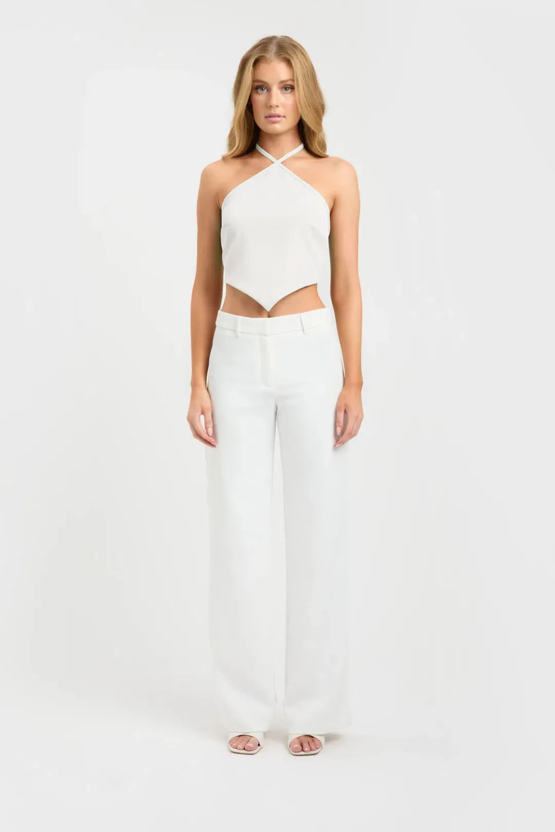 Kookai Ariel Triangle Top White Size 6 for rent on The Volte - main image