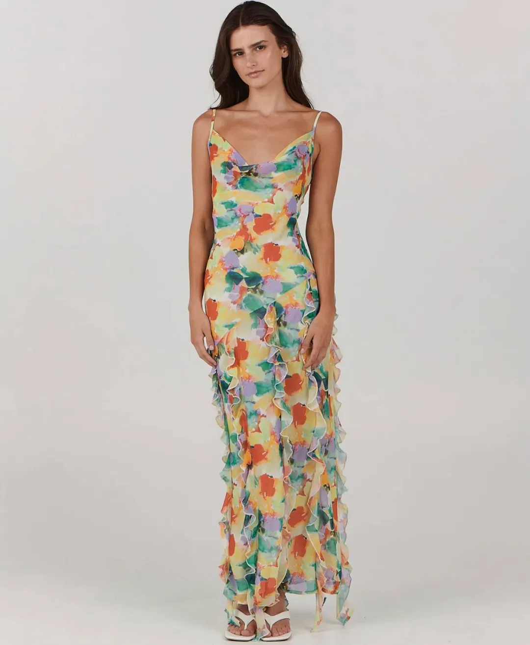 Charlie Holiday Cheyenne Maxi Dress Floral Size L / AU 12 for rent on The Volte - main image