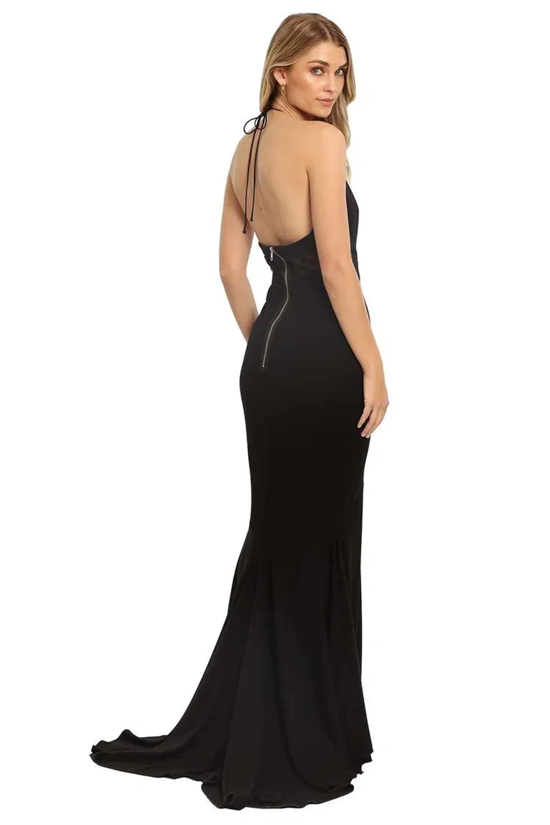 Alex Perry Talise Gown Black Size 6 for rent on The Volte - main image