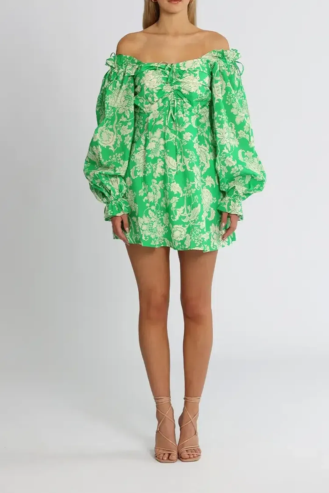 Alice McCall Mary Anne Mini Dress in Green Size 8 for rent on The Volte - main image