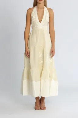 Alice McCall Marie Midi Dress in White Size 8 for rent on The Volte - image 1