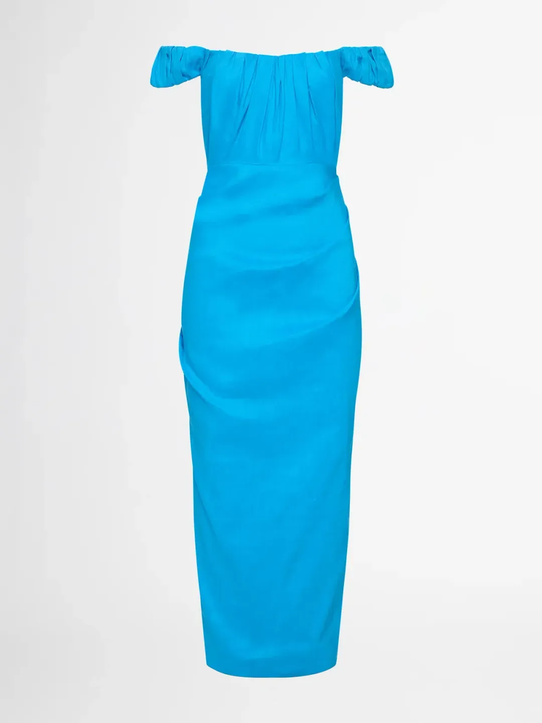 Sheike Audrey Midi Dress Blue Size 12 for rent on The Volte - main image