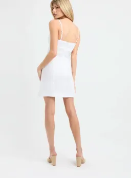 Kookai Tahiti Mini Dress White Size 6 for rent on The Volte - image 2