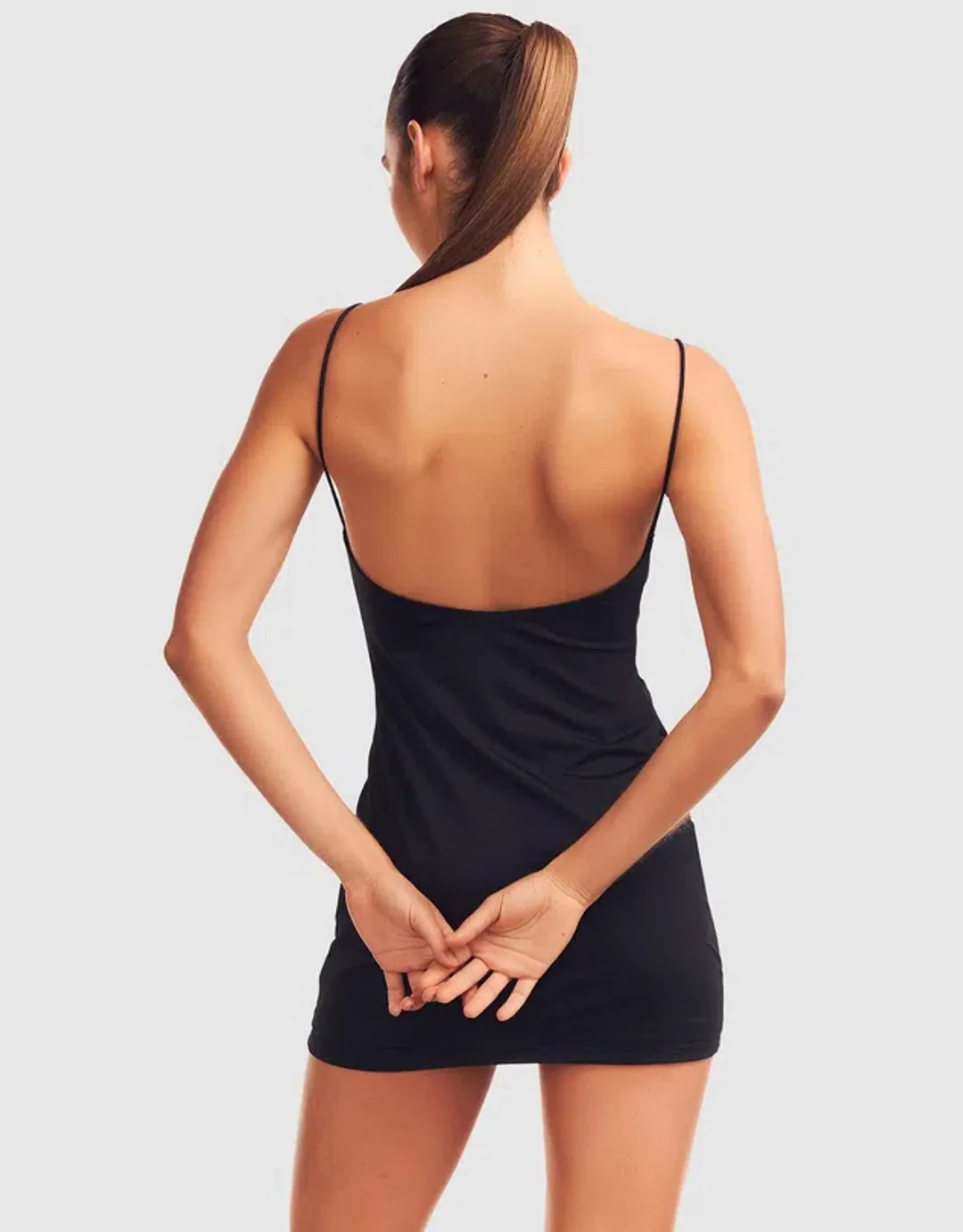 Nakedvice The Yves Mini Dress in Black Size XS / AU 6 for rent on The Volte - main image