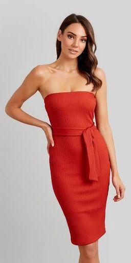 Kookai Octavia Dress Red Size 1 for rent on The Volte - image 1