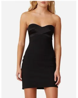 Bec & Bridge Shore Break Mini Dress Black Size AU 8 for rent on The Volte - image 2