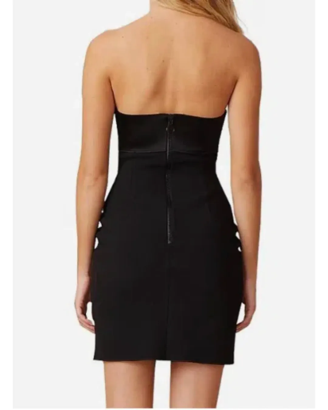 Bec & Bridge Shore Break Mini Dress Black Size AU 8 for rent on The Volte - main image