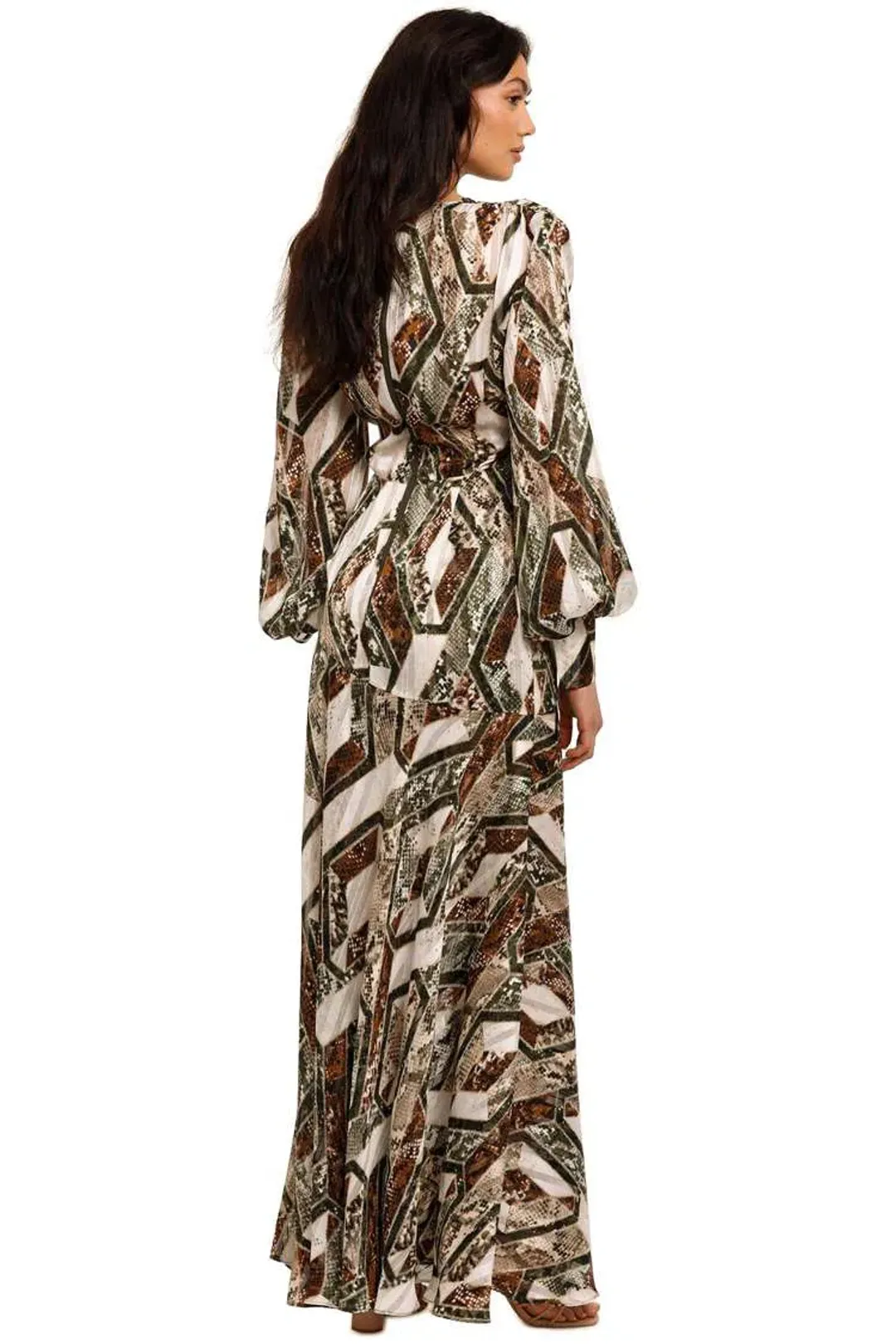 Bronx and Banco Patchwork Maxi Multi Print Size 10 for rent on The Volte - main image