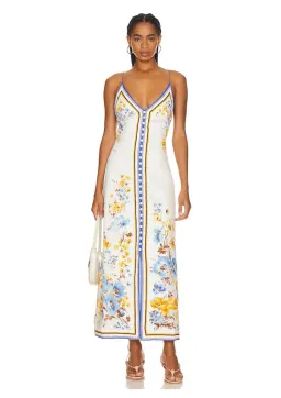 Zimmermann  Halcyon Slip Dress Floral Size 4/AU 16 for rent on The Volte - image 1