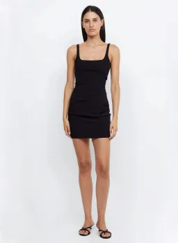 Bec & Bridge Karina Mini Dress Black Size 16 for rent on The Volte - image 1