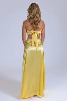 Lane + Sass Lucy Lemon Gown Yellow Size S/AU 8 for rent on The Volte - image 6