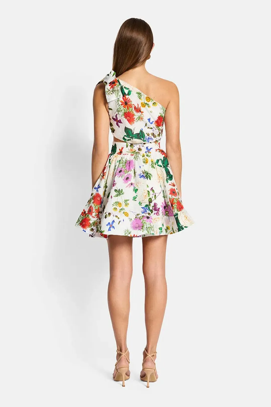 Sofia the Label Birdie One Shoulder Dress Floral Size 10 for rent on The Volte - main image