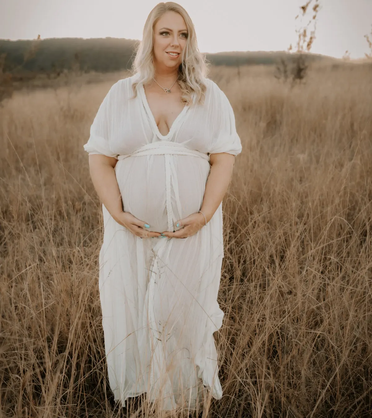 Chic Le Frique Ophelia Maxi Dress Bone One Size for rent on The Volte - main image