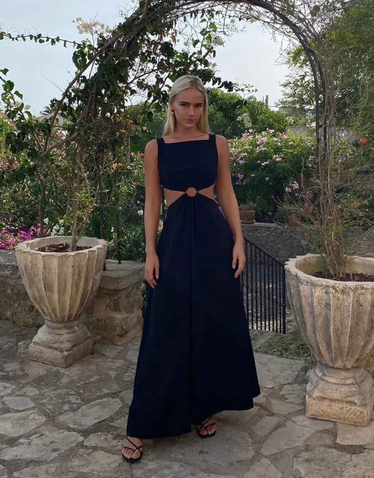 Hansen and Gretel Paros Dress Black Size 8 for rent on The Volte - main image