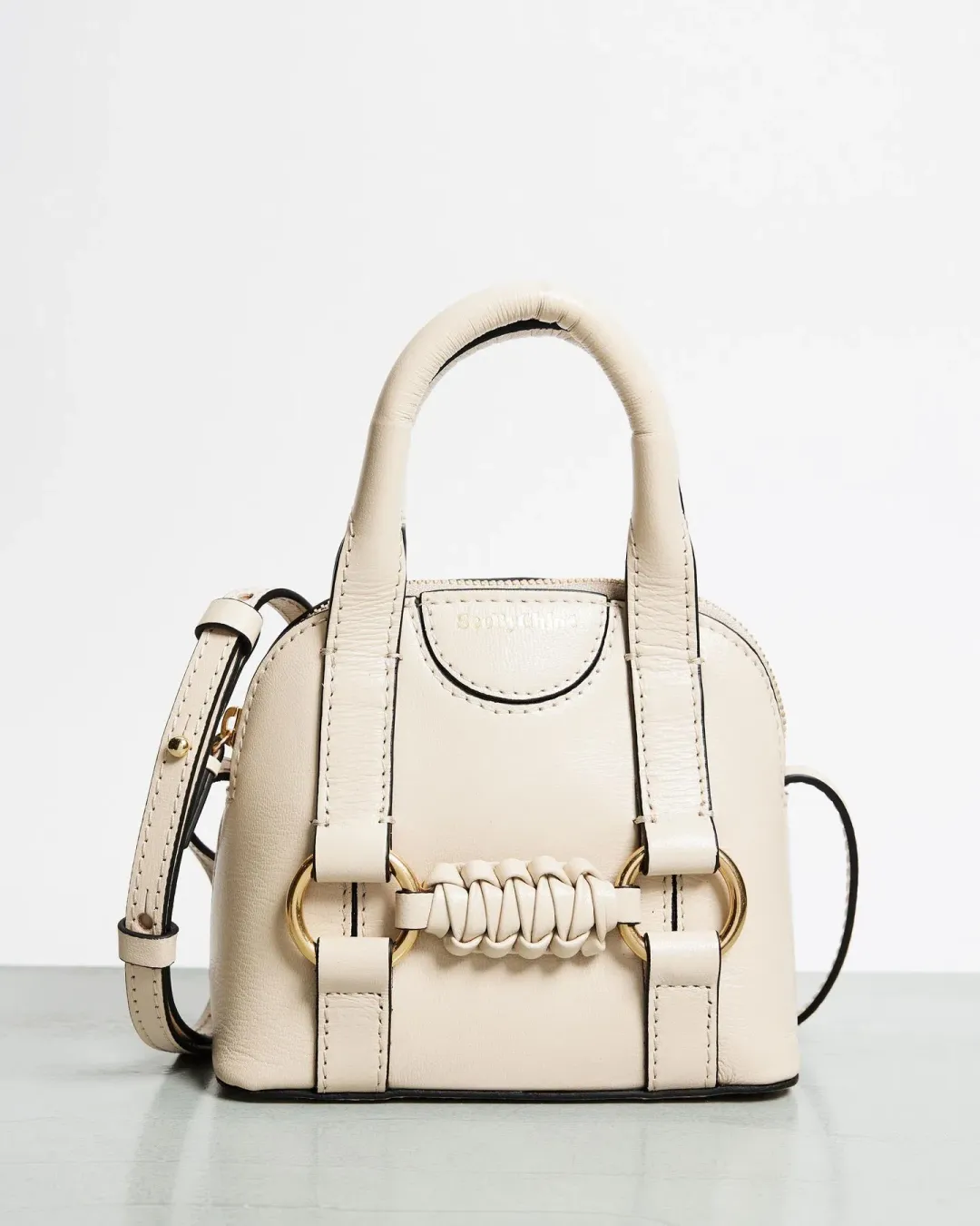See by Chloe Saddie Small Handbag Beige for rent on The Volte - main image