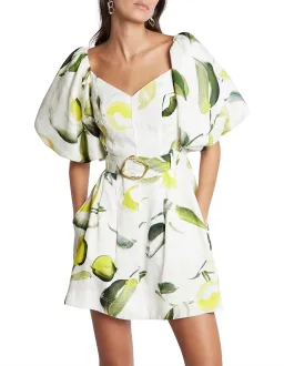 Aje Zest Mini Dress Tropical Lime Size 8  for rent on The Volte - image 3