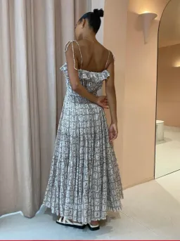 Palm Noosa With Love From Dress Print Size 6 for rent on The Volte - image 2