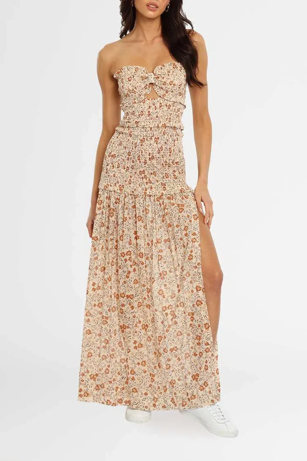 Bec & Bridge Janice Maxi Dress Multi Print Size 6 for rent on The Volte - main image