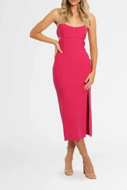 Bec & Bridge Amelie Panel Dress Pink Size 8 for rent on The Volte - image 3