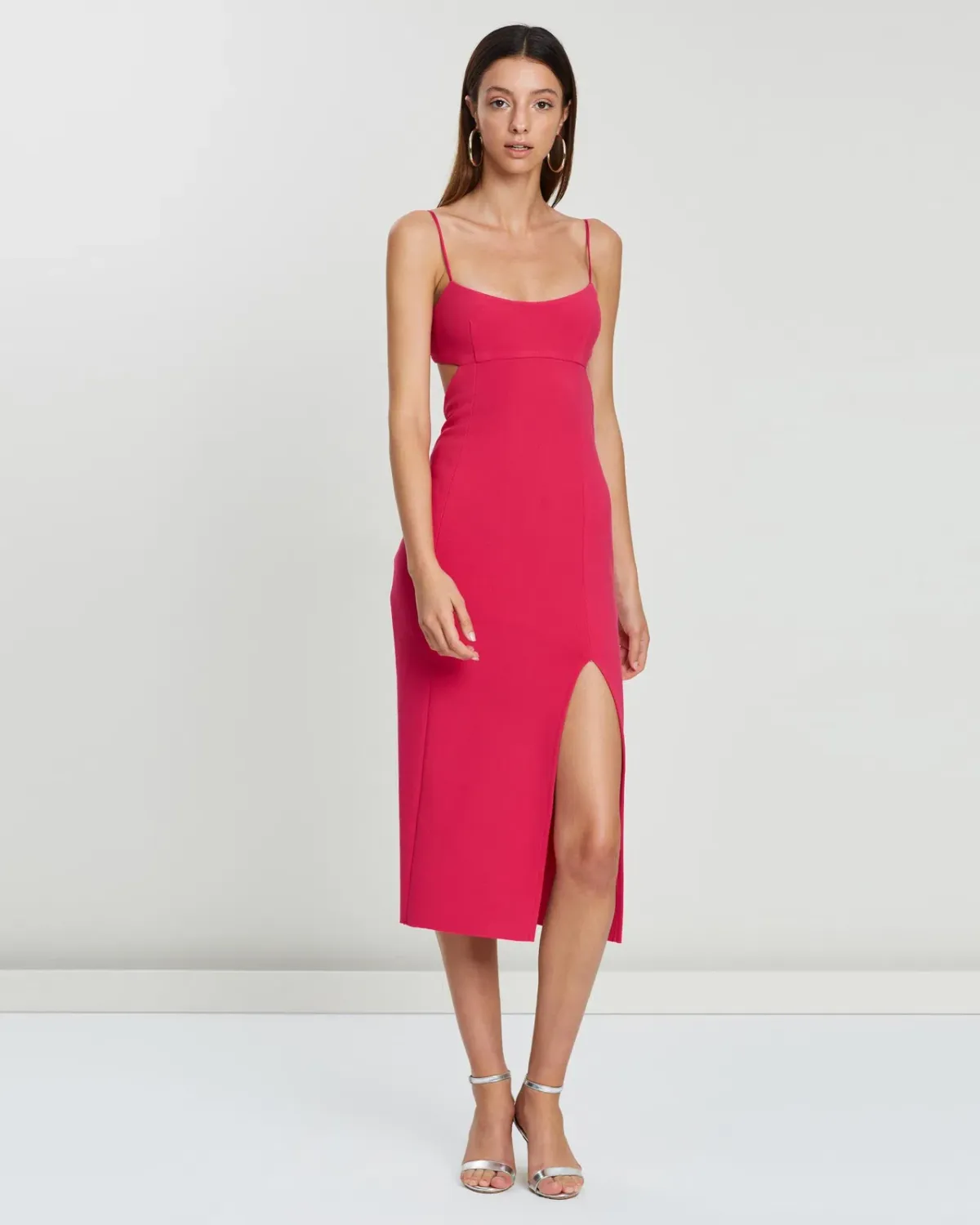 Bec & Bridge Amelie Panel Dress Pink Size 8 for rent on The Volte - main image