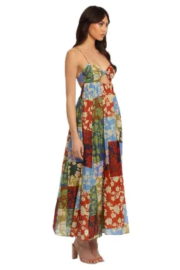 Bec & Bridge Woodstock Maxi Dress Multi Print Size 6 for rent on The Volte - image 2