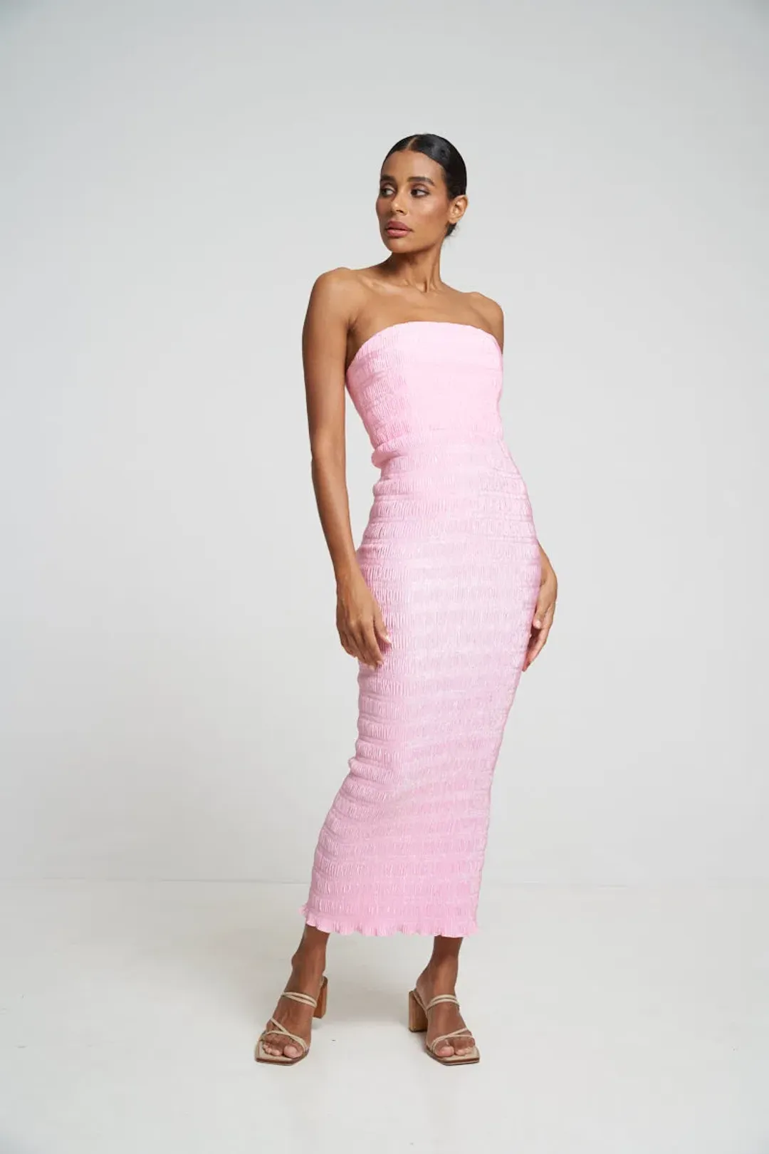 L'Idee Aurore Gown Pink Size 12  for rent on The Volte - main image