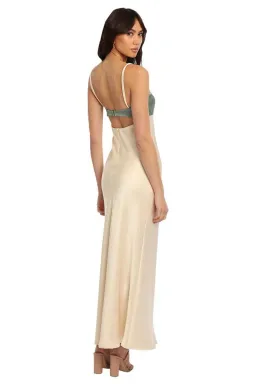 Bec and Bridge Carrie Maxi Dress Cream Green Size 6 for rent on The Volte - image 4